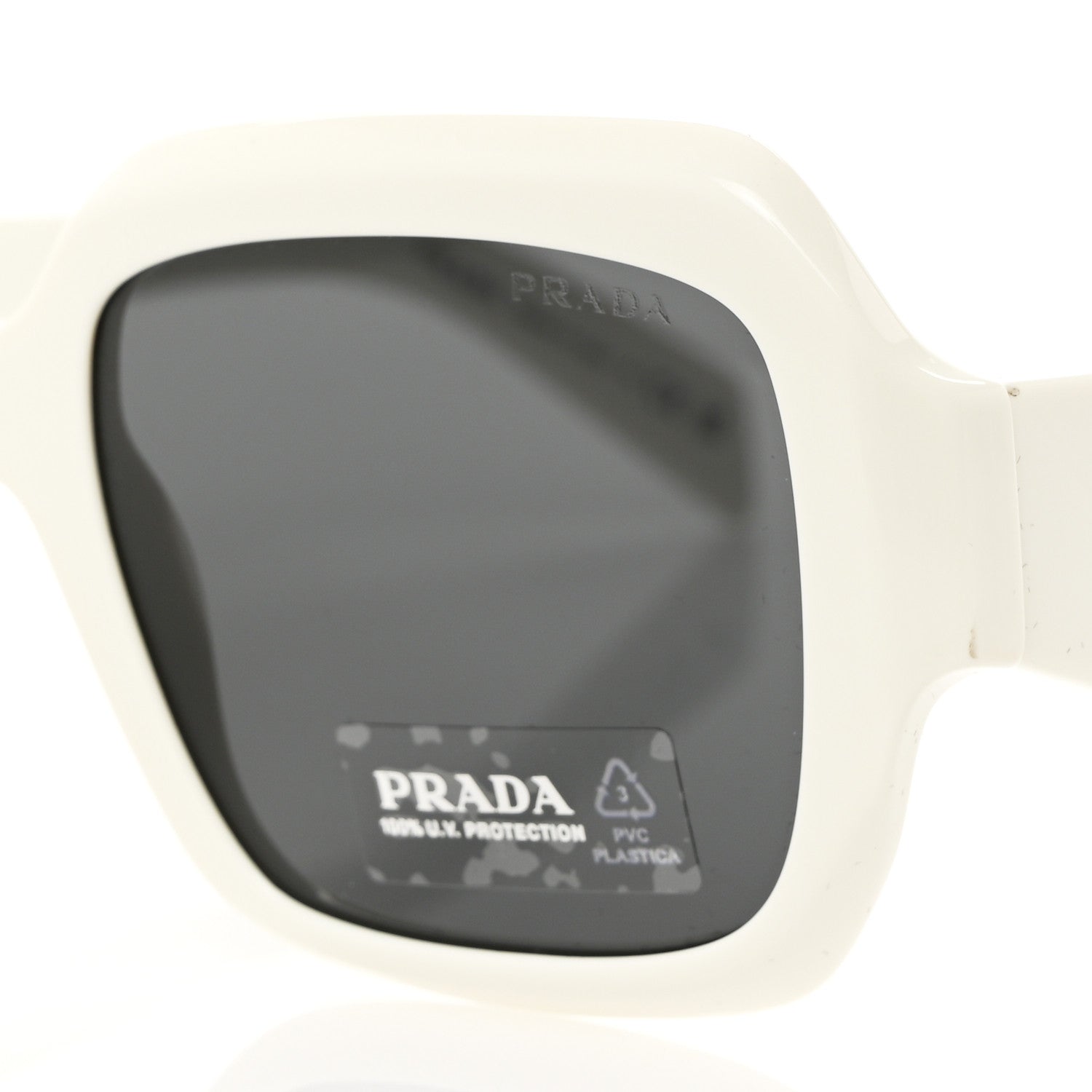 Prada Acetate Sunglasses SPR 28Z White 7 of 8