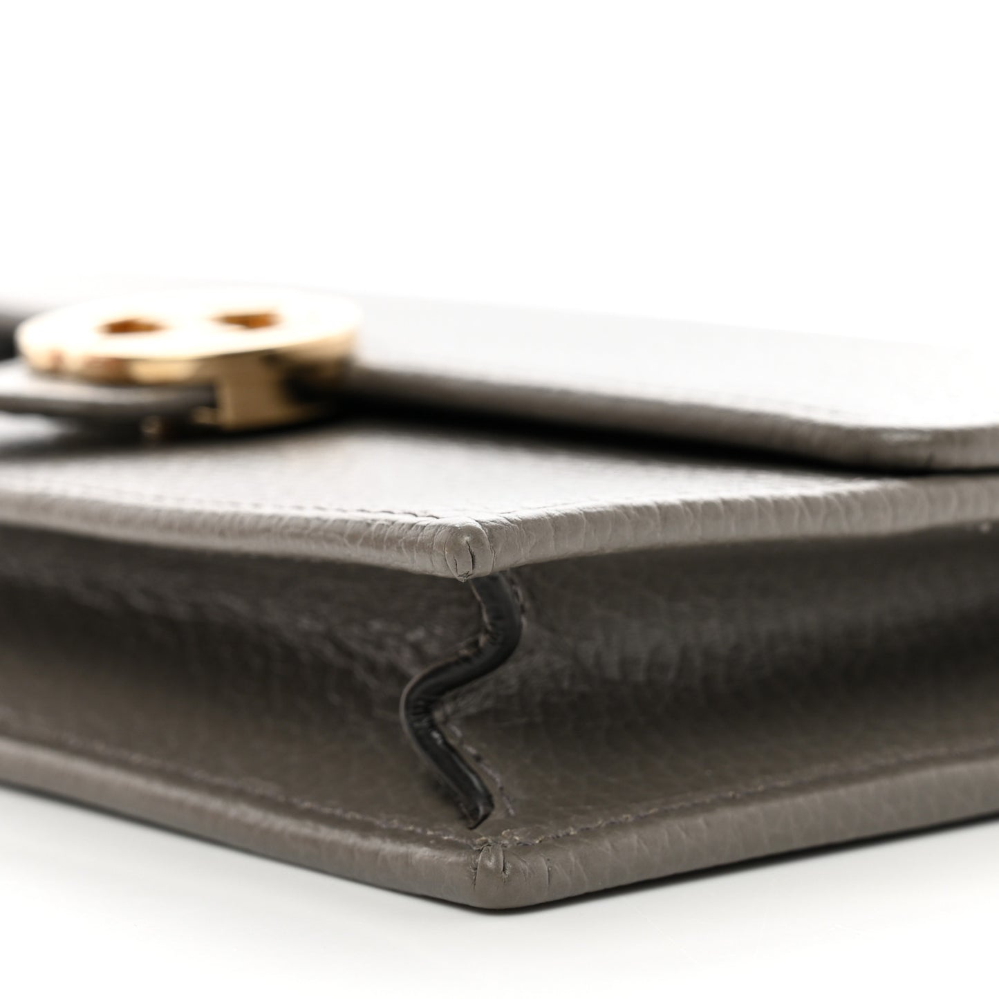 Dollar Calfskin Interlocking G Chain Wallet Loess