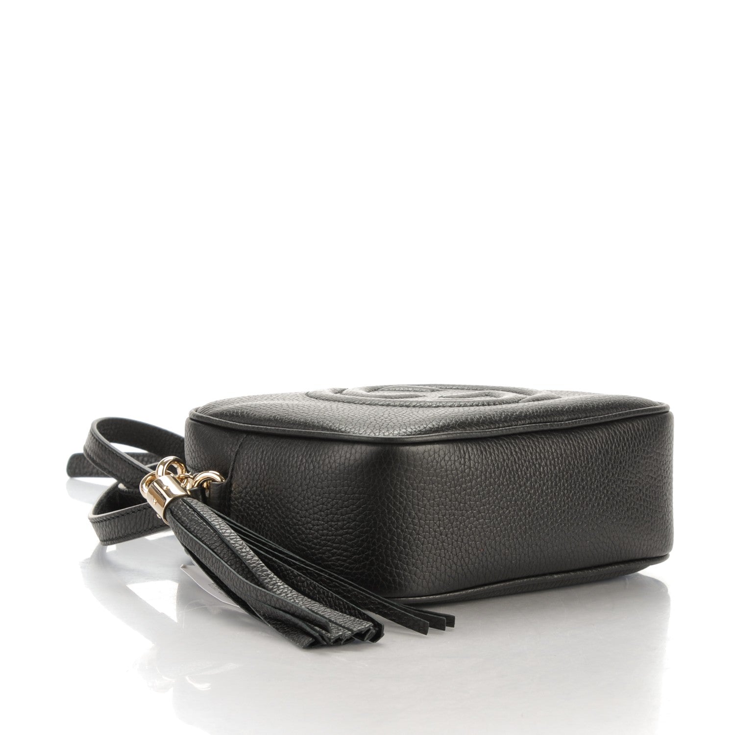Gucci Pebbled Calfskin Small Soho Disco Bag Black 4 of 7
