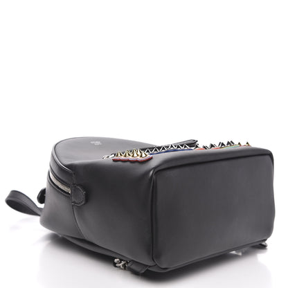 Fendi Vitello Century Fun Fair Metal Studded Mini Backpack Black Multicolor 3 of 10