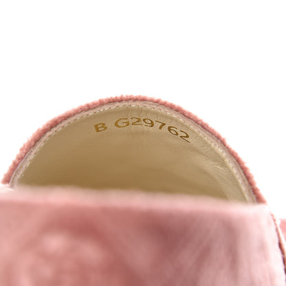 Chanel Velvet Grosgrain Quilted Camellia CC Espadrilles 38 Pink Black 9 of 10