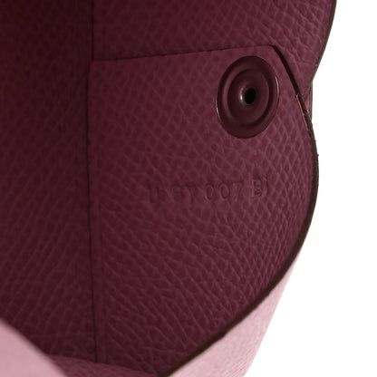 Hermes Epsom Calvi Card Case Mauve Sylvestre 5 of 8