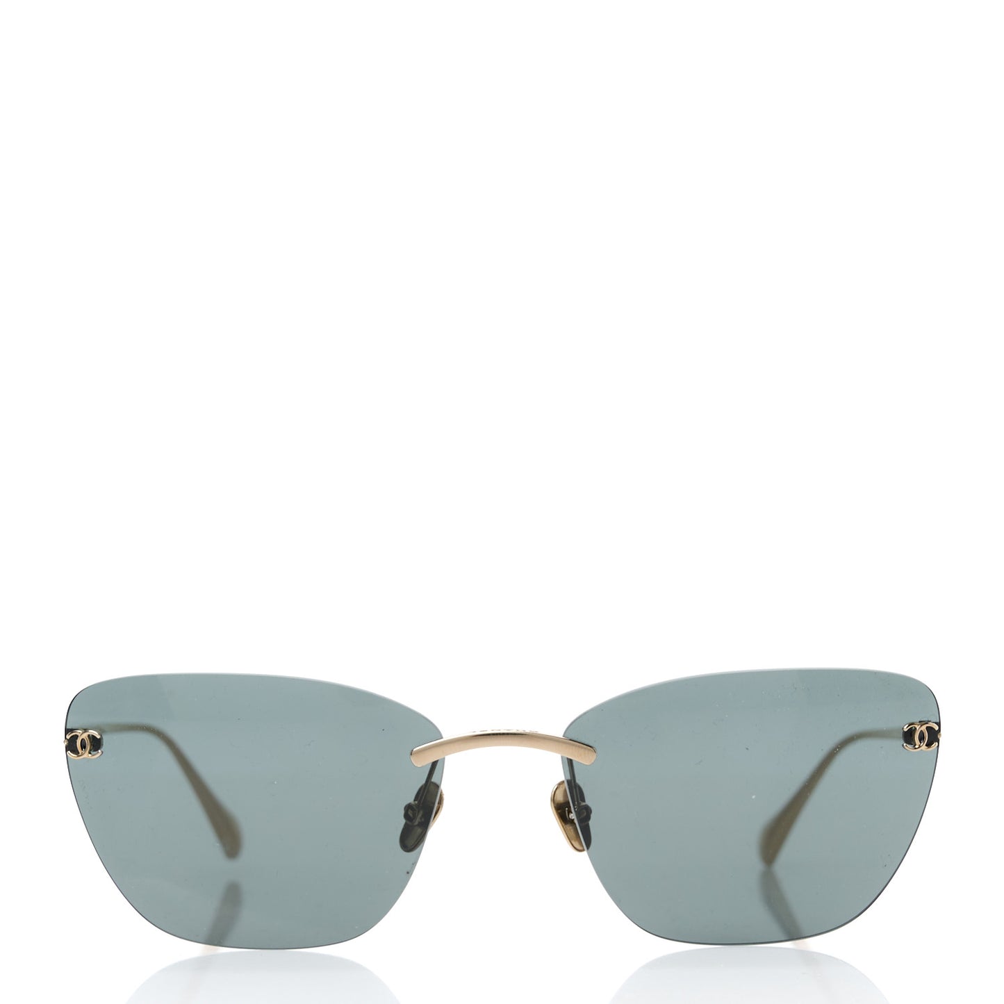 Titanium Cat Eye CC Sunglasses 4286-T Black