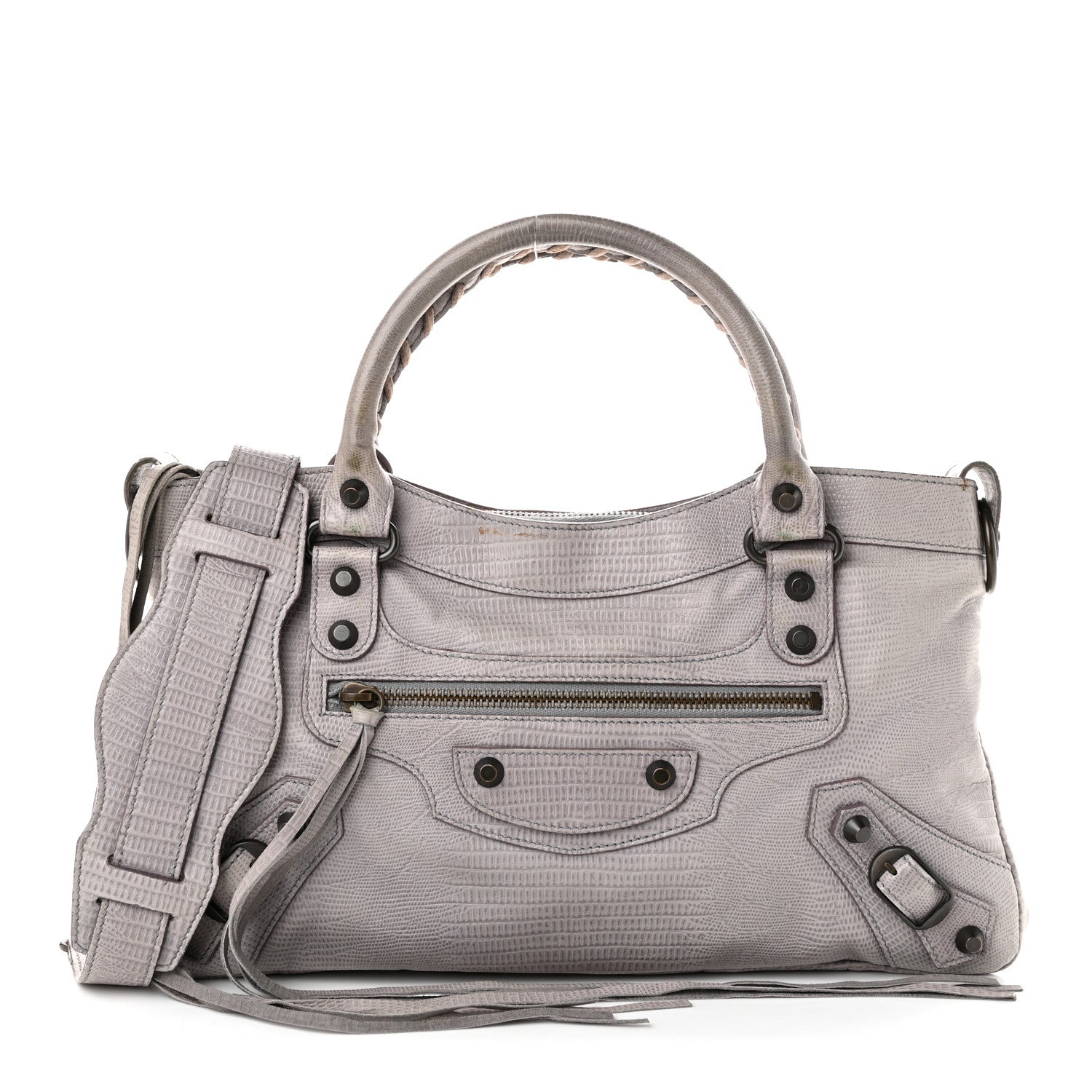 Balenciaga Agneau Lizard Embossed Classic Hardware First Fer 1 of 13