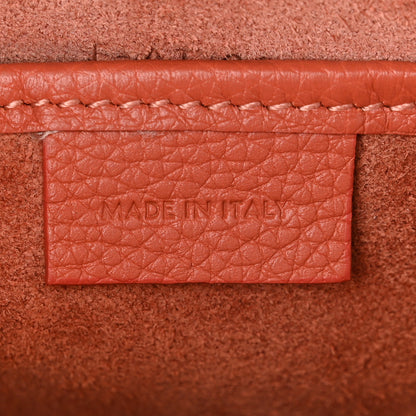 Celine Drummed Calfskin Nano Luggage Lychee 6 of 10