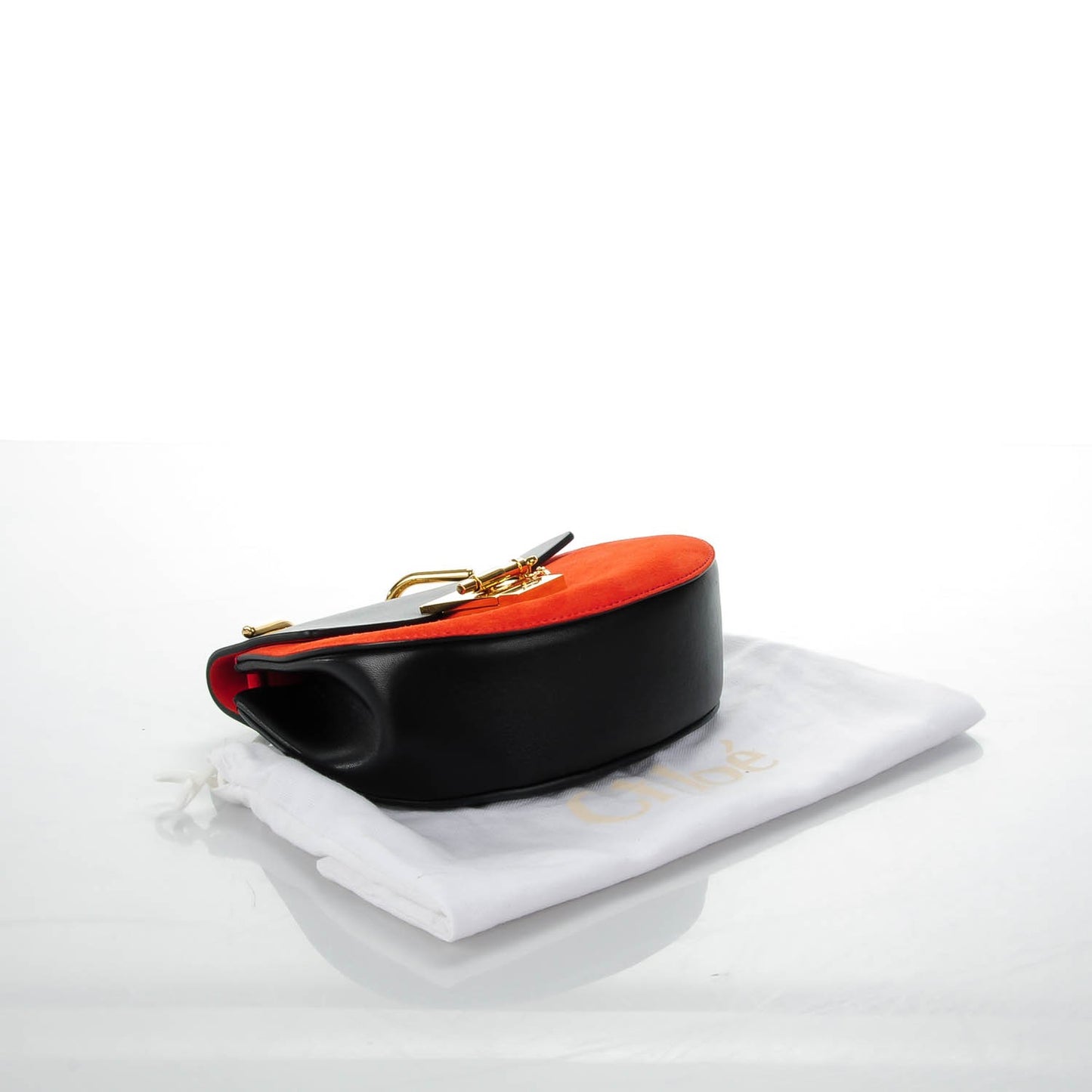 Suede Smooth Calfskin Mini Drew Shoulder Bag Plaid Red Black