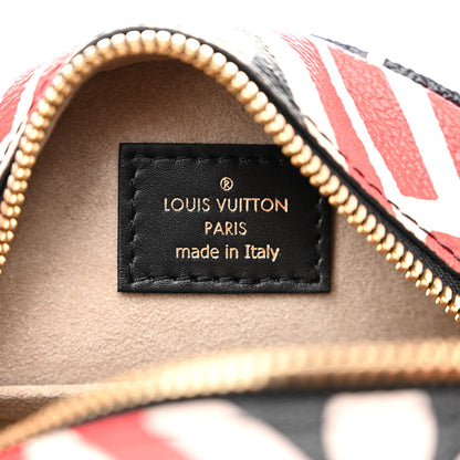 Louis Vuitton Monogram Giant Crafty Boite Chapeau Souple PM Creme Rouge Black 6 of 9