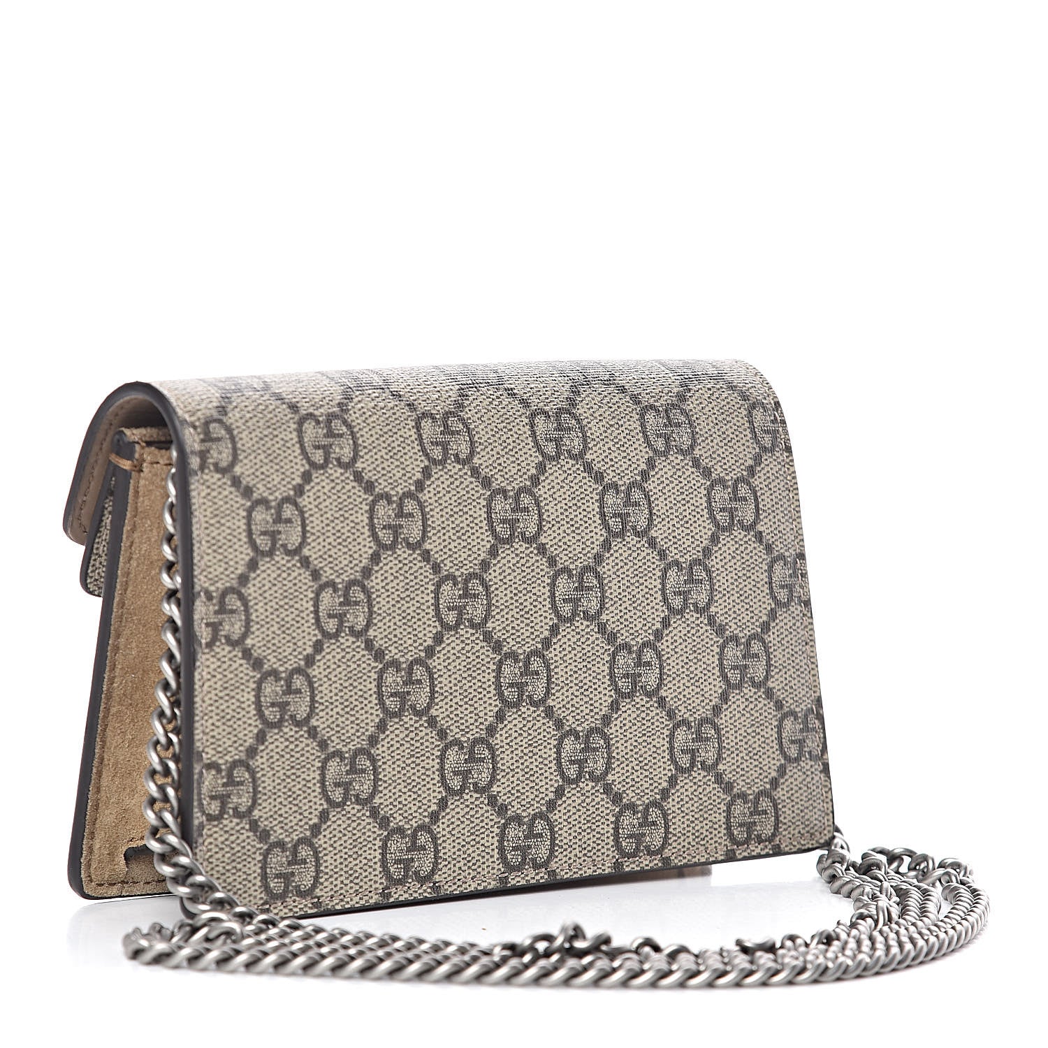 Gucci GG Supreme Monogram Super Mini Dionysus Shoulder Bag Taupe 3 of 10