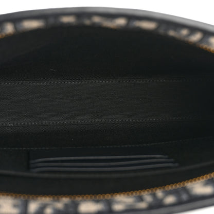 Christian Dior Oblique 30 Montaigne Pouch Blue 5 of 9