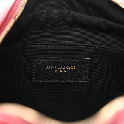 Saint Laurent Calfskin Matelasse Monogram Lou Camera Bag Opyum Red 6 of 11