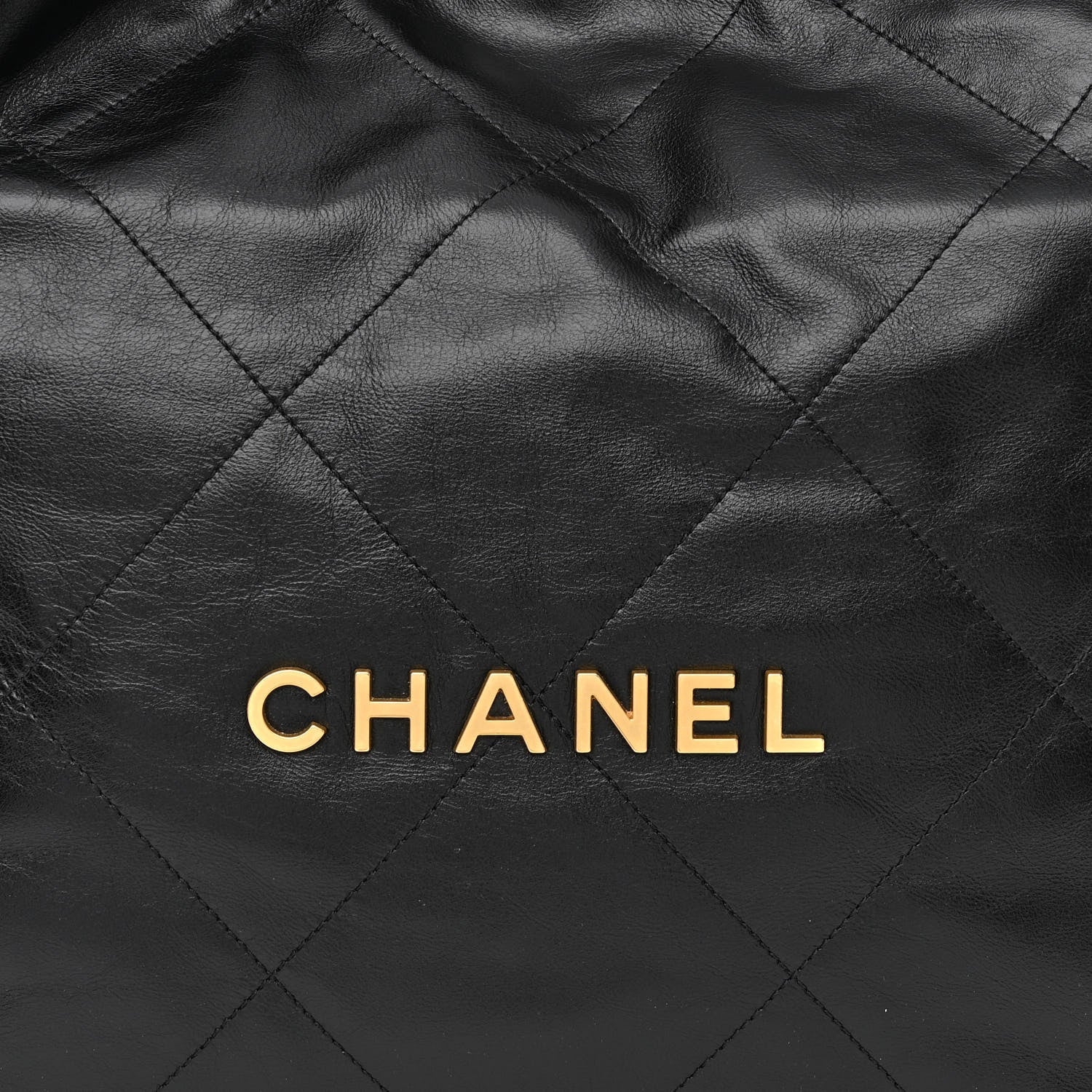 Chanel Shiny Calfskin Quilted Chanel 22 Black 10 of 12