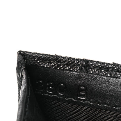 Prada Saffiano Small Triangle Wallet Black 8 of 11
