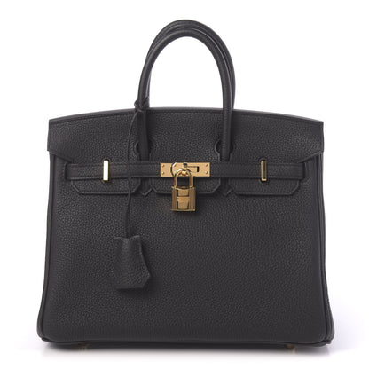 Hermes Togo Birkin 25 Black 1 of 11