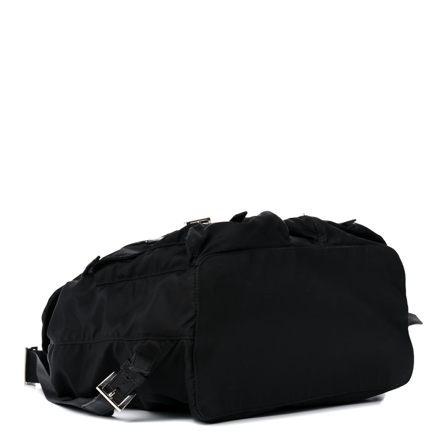 Prada Nylon Vela Medium Backpack Black 4 of 16