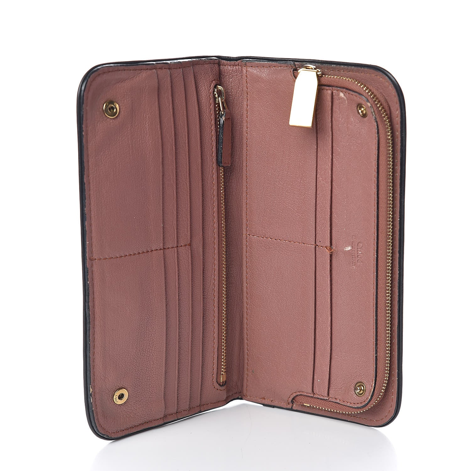 Chloe Grained Calfskin Portefeuille Wallet Romantic Mauve 5 of 25