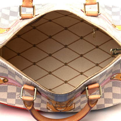 Louis Vuitton Damier Azur Summer Trunks Speedy Bandouliere 30 5 of 13