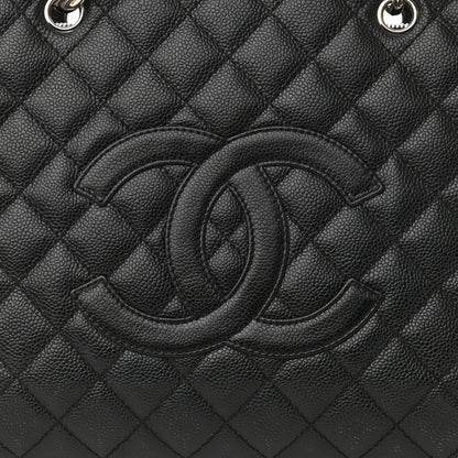 Chanel Caviar Quilted Grand Shopping Tote GST Black 8 of 11