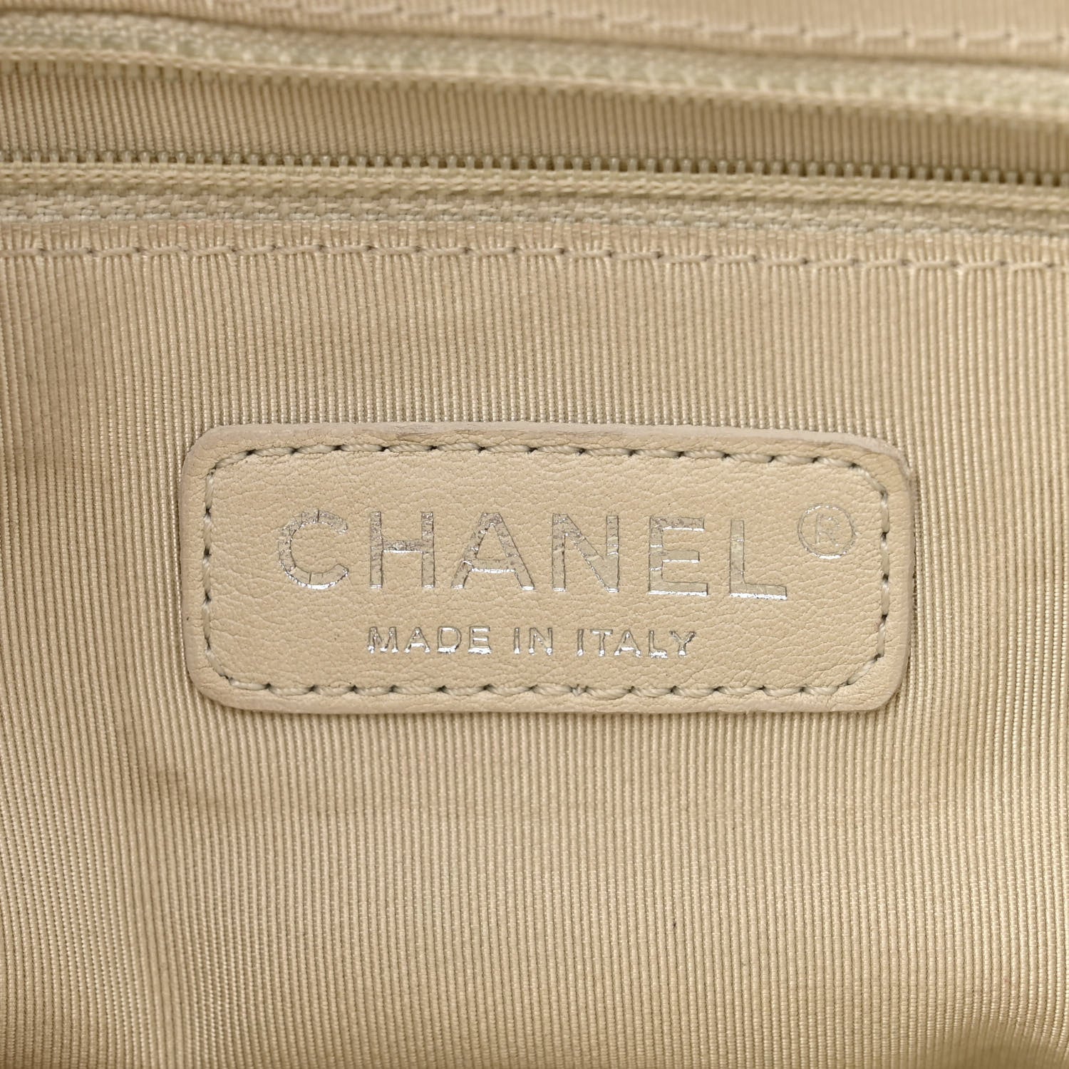 Chanel Washed Lambskin Quilted Large Chain Around Messenger Taupe 6 of 10