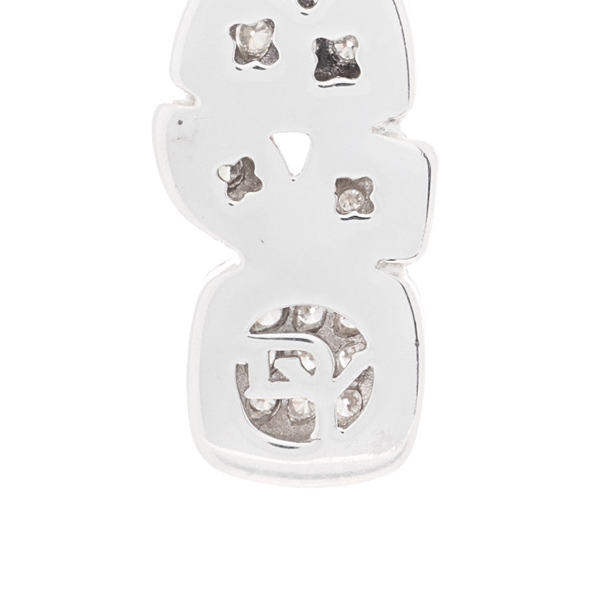 David Yurman Sterling Silver Diamond Mosaic Cross Pendant 4 of 4