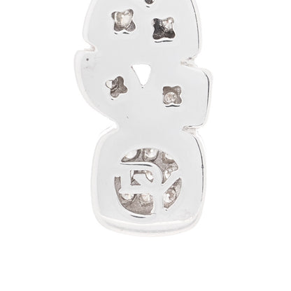 David Yurman Sterling Silver Diamond Mosaic Cross Pendant 4 of 4