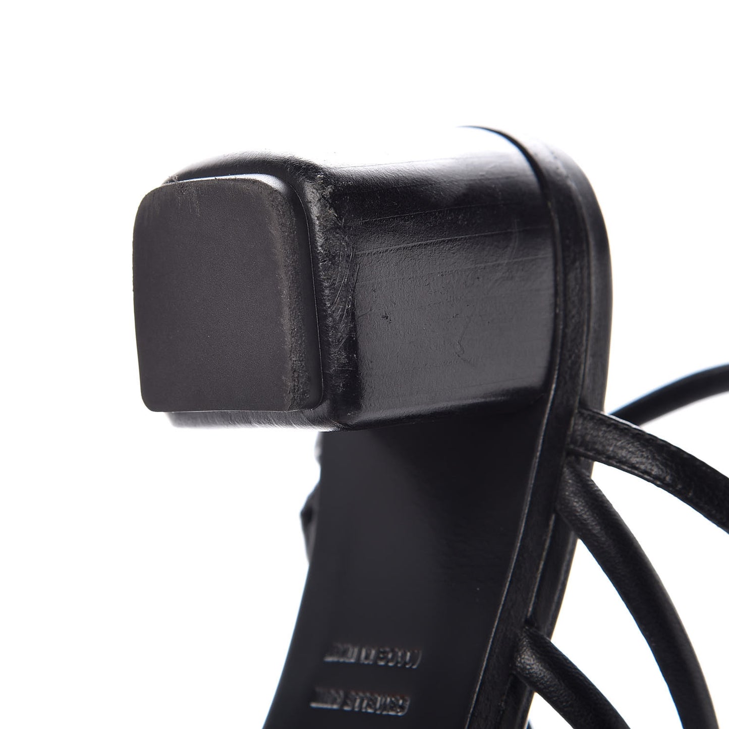 Calfskin Oracle Sandals 37.5 Black