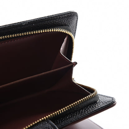 Chanel Caviar Quilted Zipped Pocket Wallet Black 5 of 12