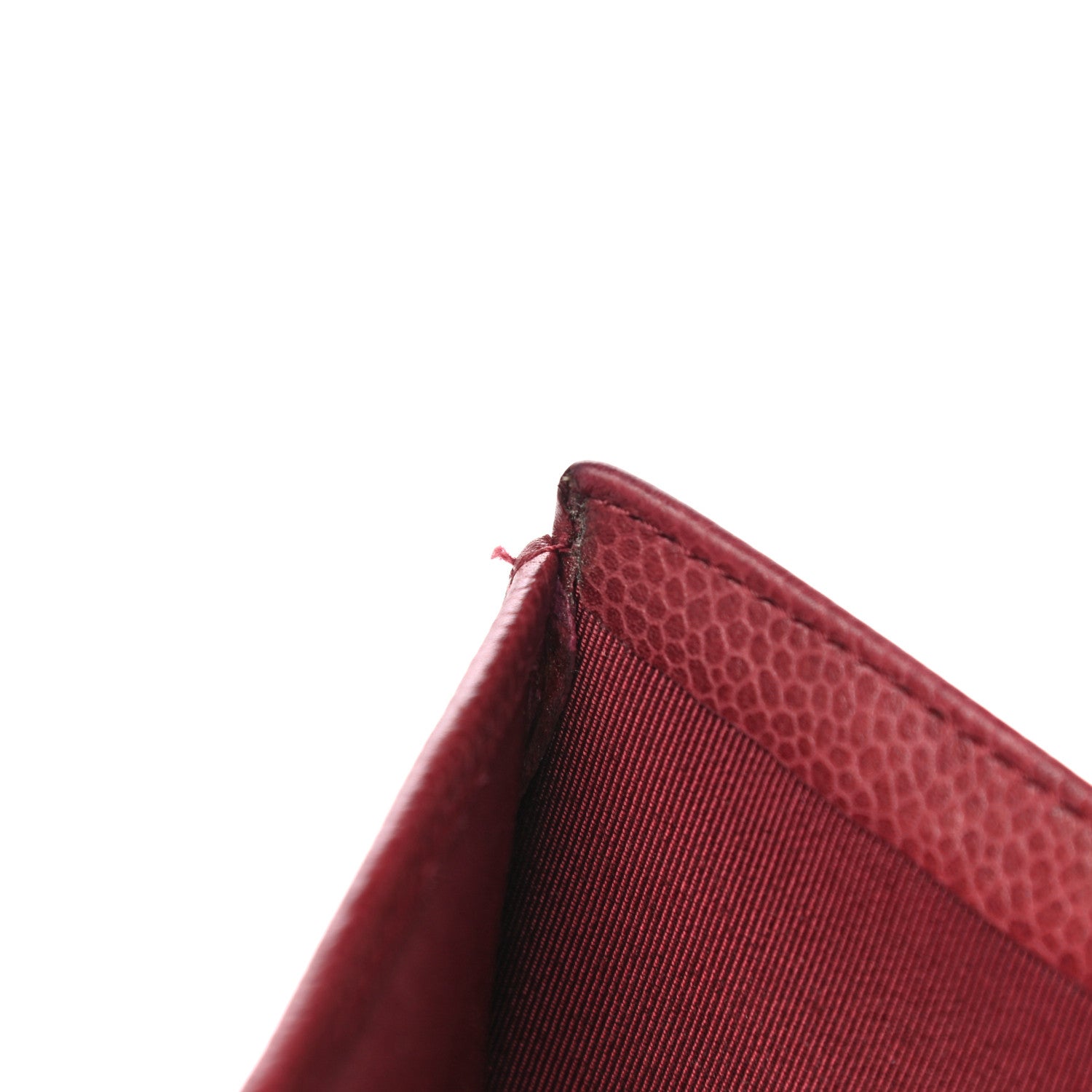 Chanel Caviar Timeless CC Yen Wallet Bordeaux 15 of 22