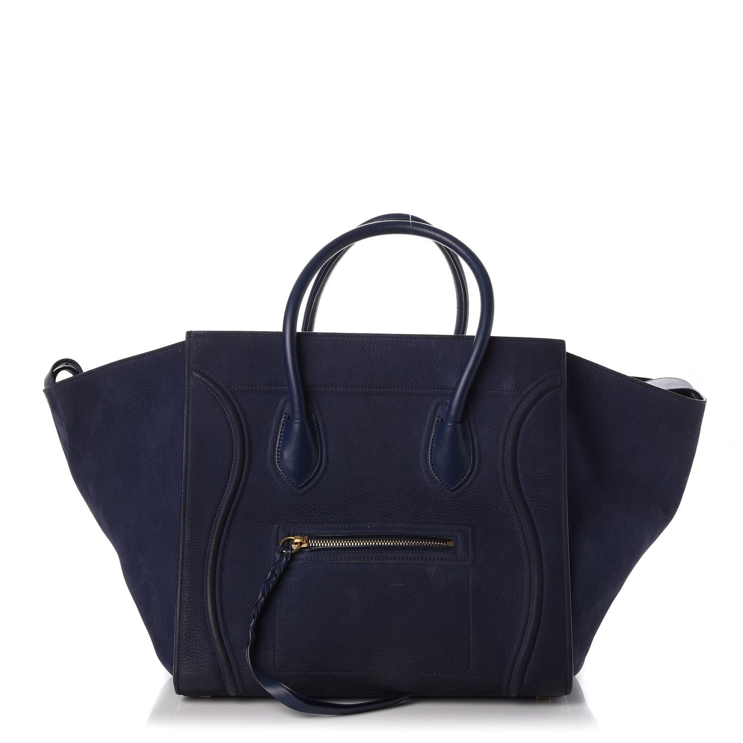 Celine Nubuck Medium Phantom Luggage Midnight 1 of 20