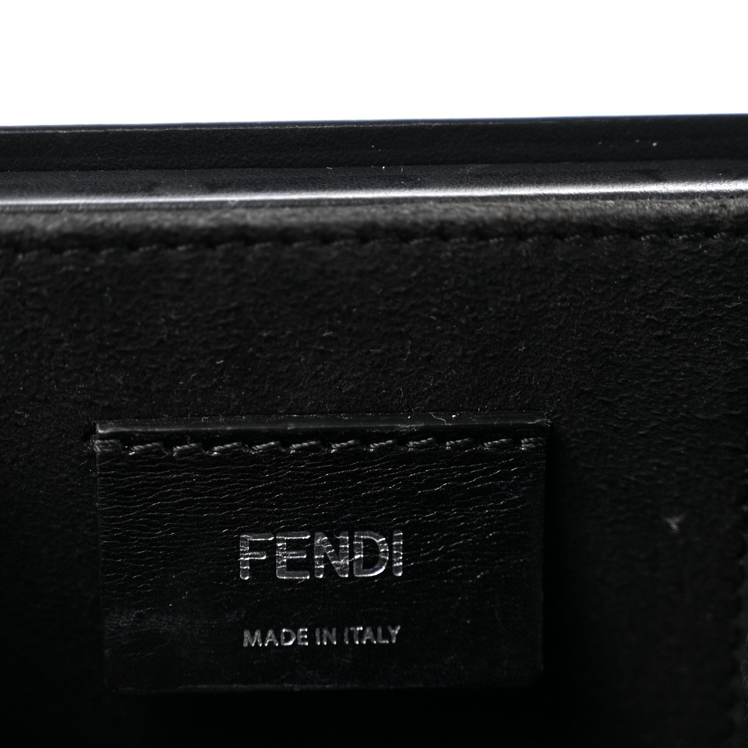Fendi X SARAH COLEMAN Vitello Grace Light FF Vertigo Box Bag White