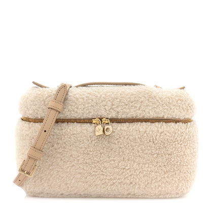 Loro Piana CashFur Calfskin L19 Extra Pocket Pouch Ancient Paper 1 of 8