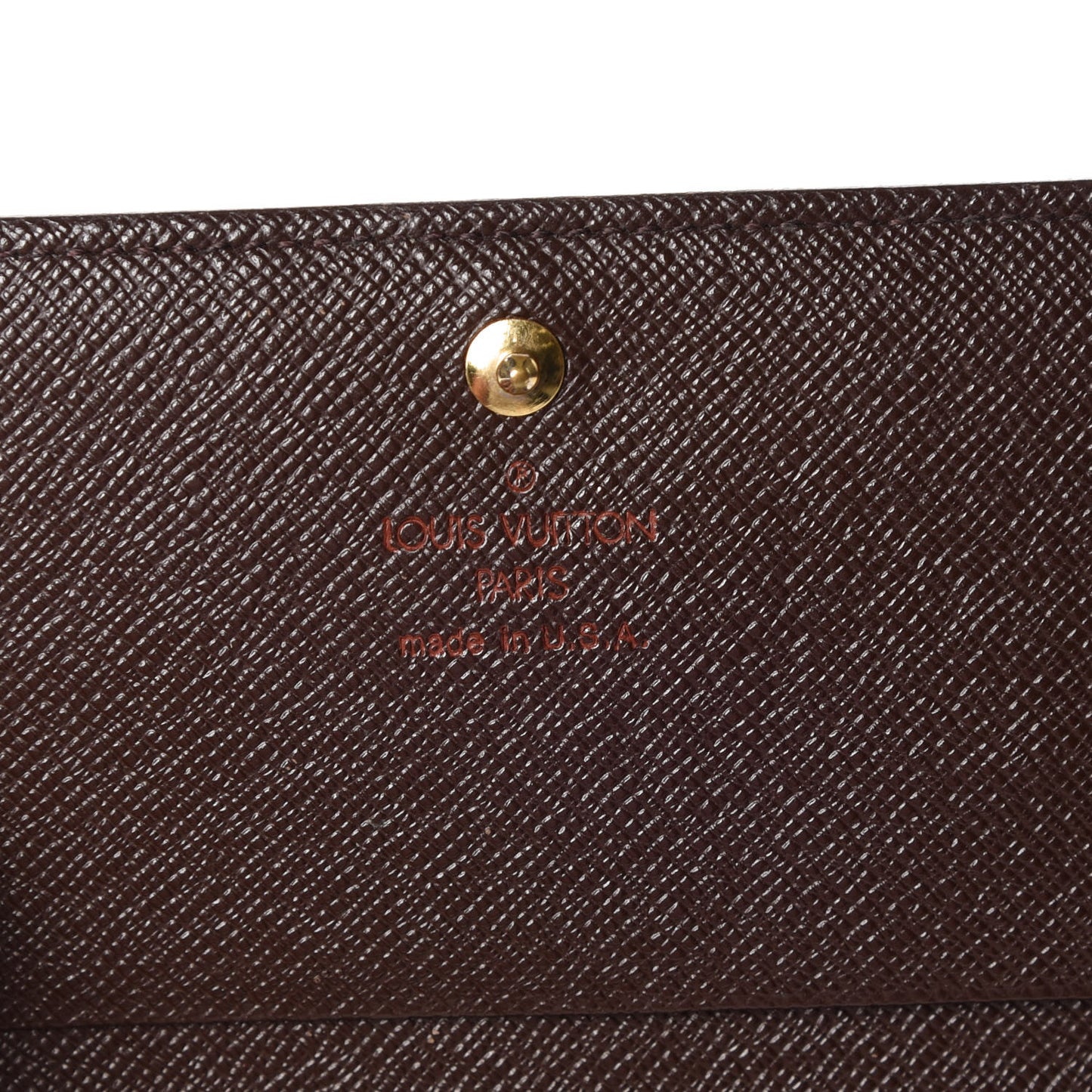 Damier Ebene Porte-Monnaie Tresor Wallet