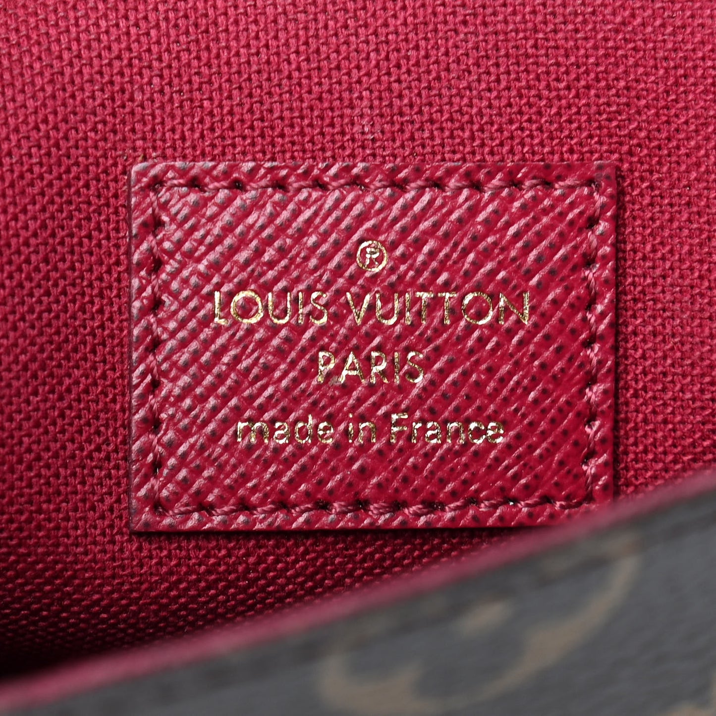 Monogram Pochette Felicie Chain Wallet Fuchsia