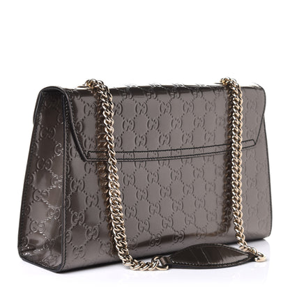 Gucci Shine Guccissima Medium Emily Chain Shoulder Bag Sasso 2 of 10