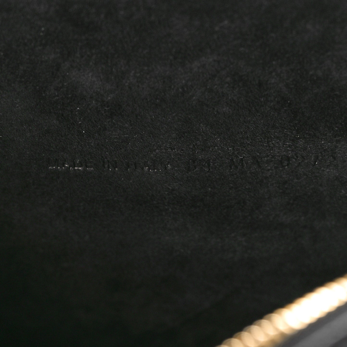 Grained Calfskin Caro Double Pouch Black