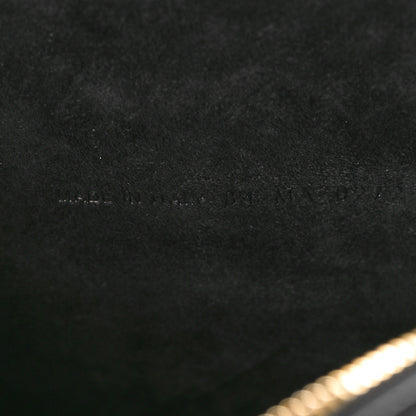 Christian Dior Grained Calfskin Caro Double Pouch Black 6 of 10