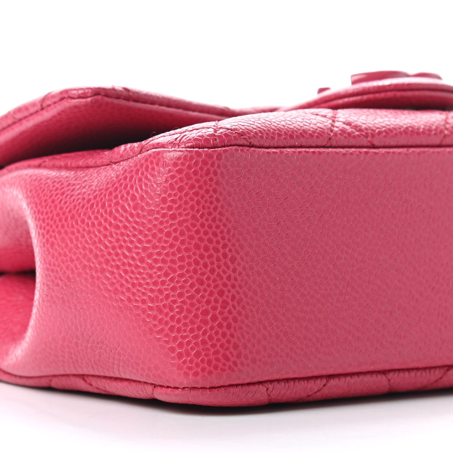 Caviar Quilted Mini Incognito Square Flap Dark Pink