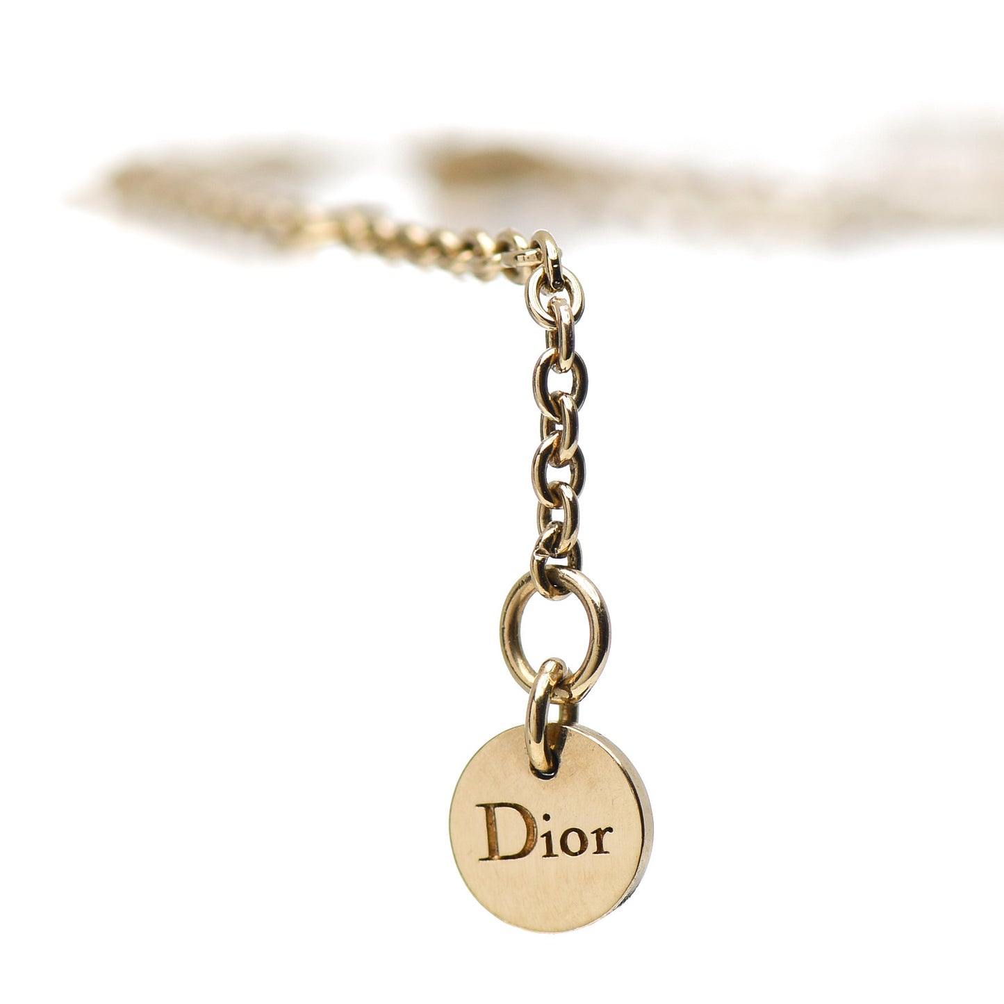Metal Crystal Clair D Lune Bracelet Gold