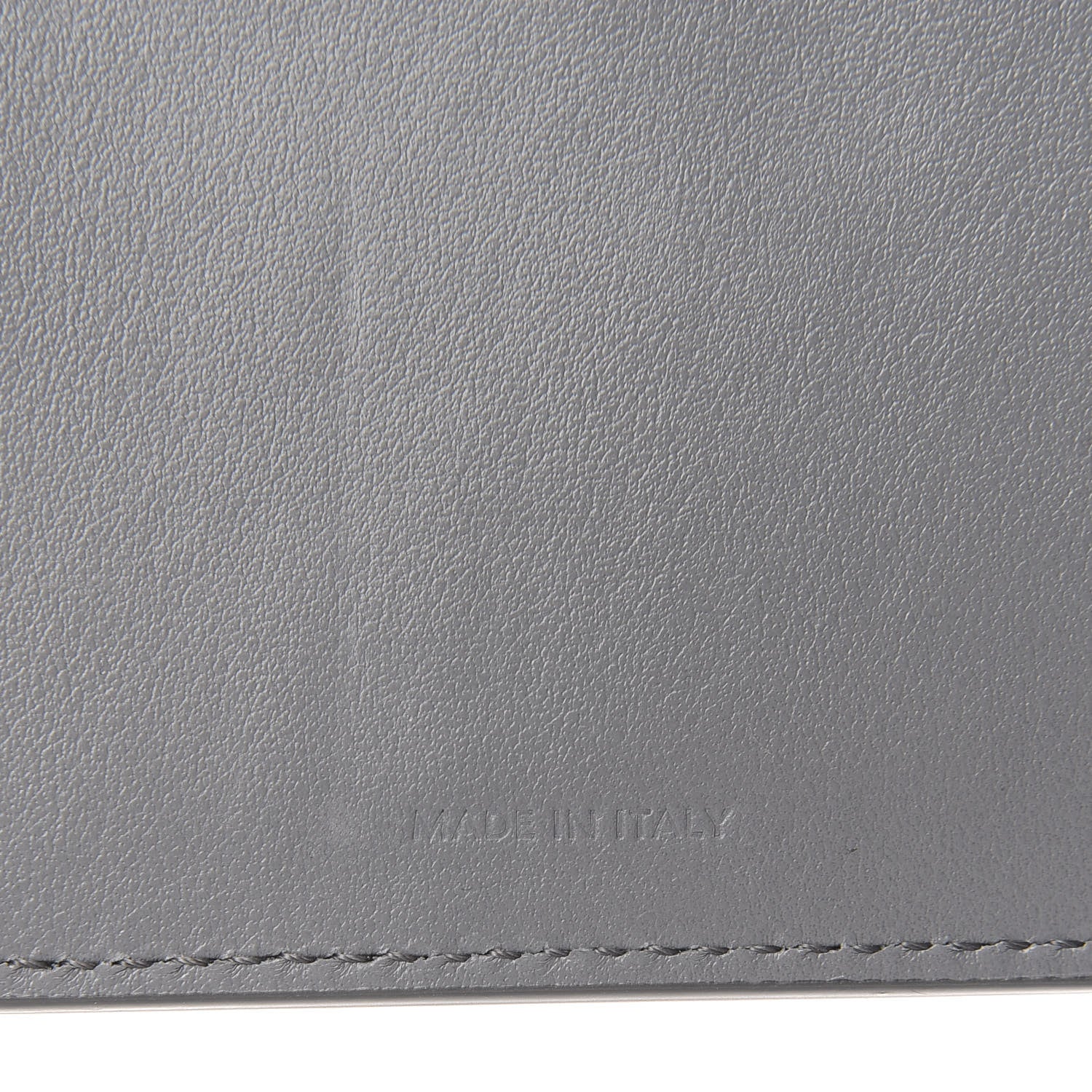 Celine Grained Calfskin Medium Multifunction Strap Wallet Grey 7 of 9