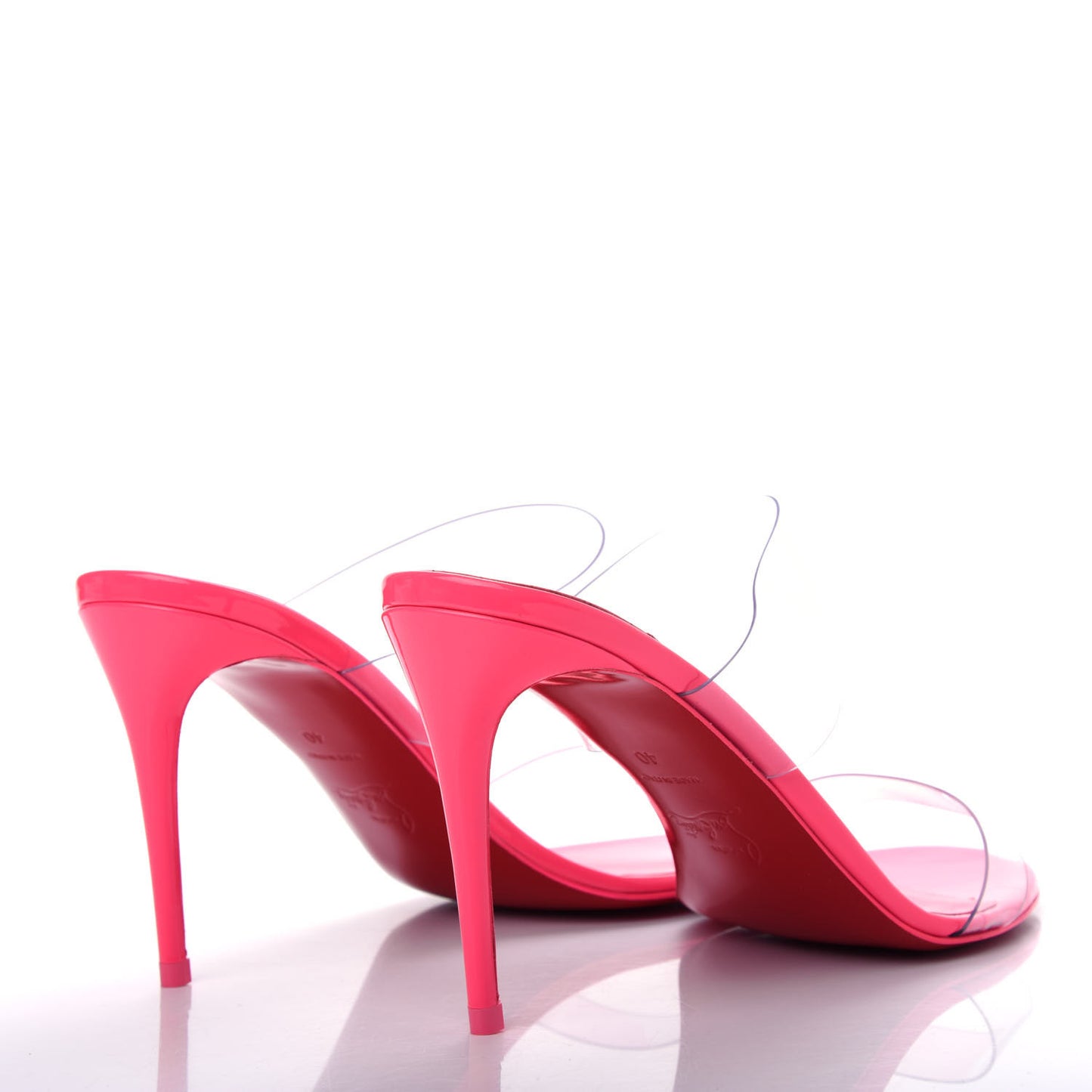 Patent PVC Just Nothing 85 Slide Sandals 40 Magnifique