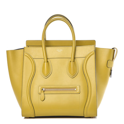 Celine Smooth Calfskin Mini Luggage Chartreuse 1 of 11