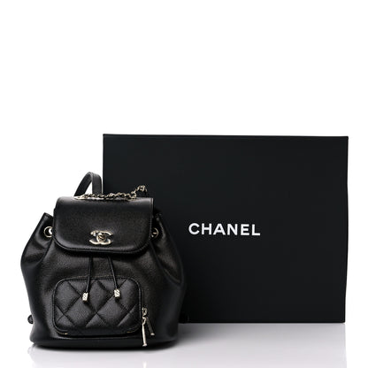 Chanel Caviar Quilted Mini Business Affinity Backpack Black 10 of 10