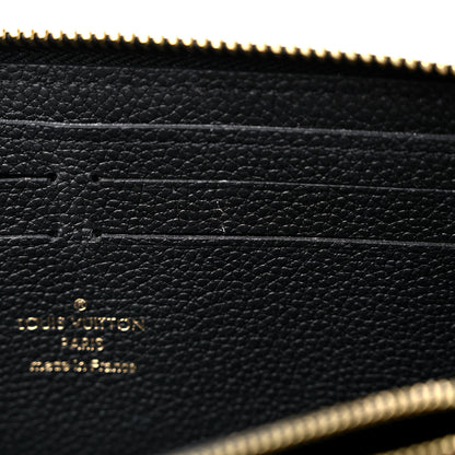 Louis Vuitton Empreinte Clemence Wallet Black 10 of 11