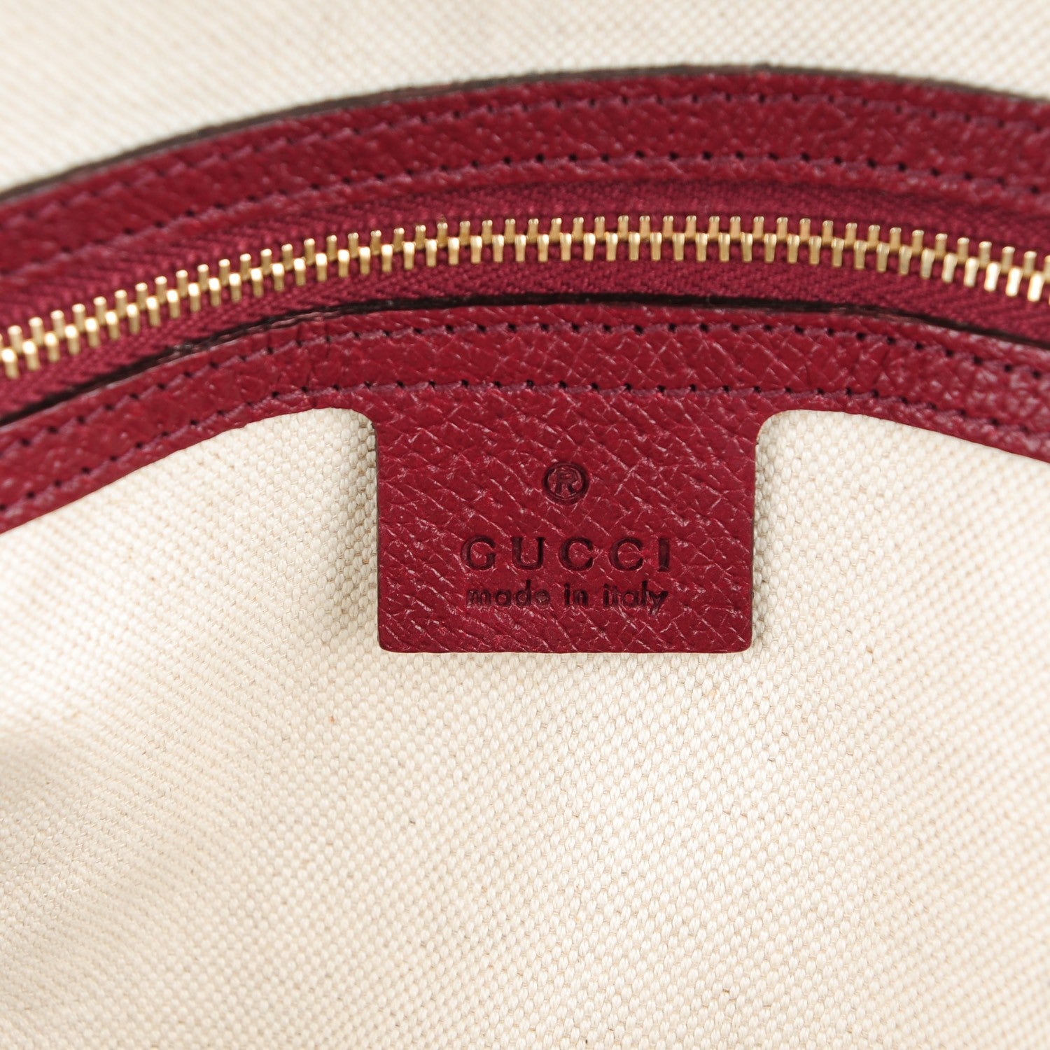 Gucci Monogram Medium Bree Shoulder Bag Ruby Red 6 of 7