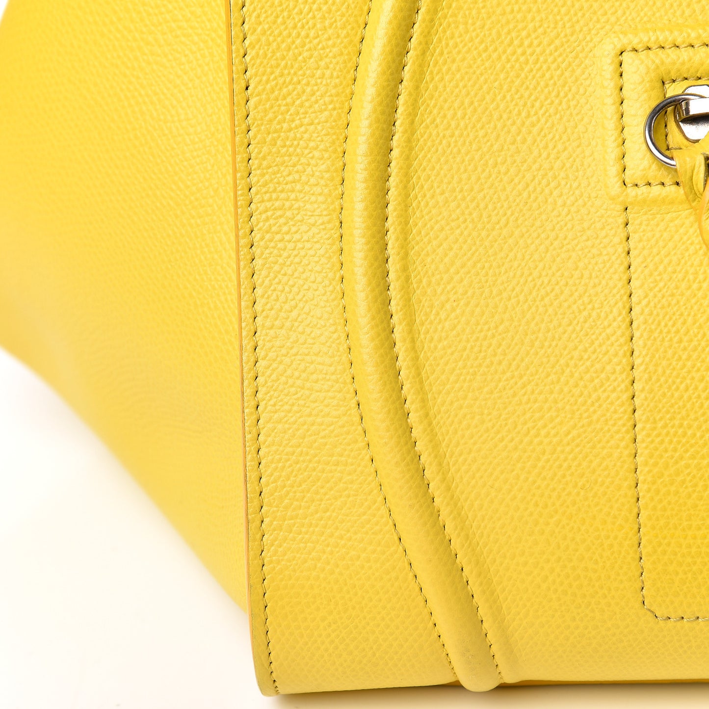 Grained Calfskin Medium Phantom Luggage Yellow