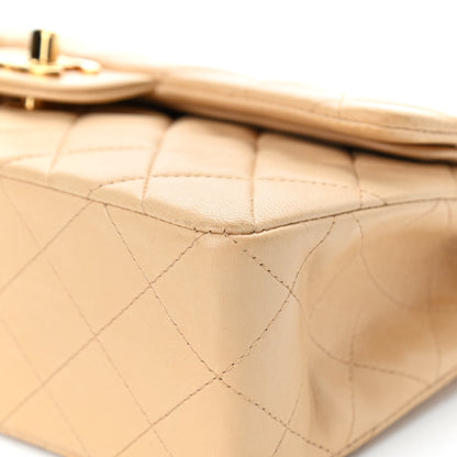 Chanel Lambskin Quilted Small Double Flap Beige 10 of 15