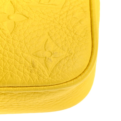 Louis Vuitton Taurillon Monogram Pochette Volga Yellow 8 of 9