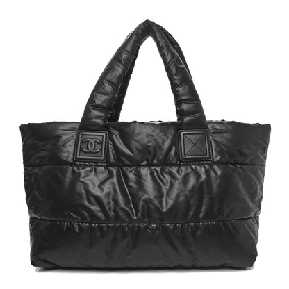Chanel Nylon Quilted Medium Coco Cocoon Reversible Tote Black 1 of 10