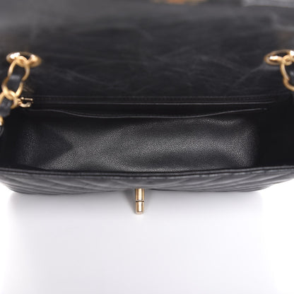 Chanel Iridescent Calfskin Chevron Quilted Mini Rectangular Flap Black 5 of 8