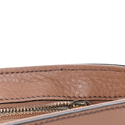 Gucci Pebbled Calfskin Medium Soho Flap Crossbody Camelia 12 of 12