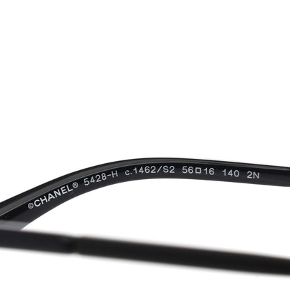 Chanel Acetate Pearl Sunglasses 5428-H Black 5 of 7